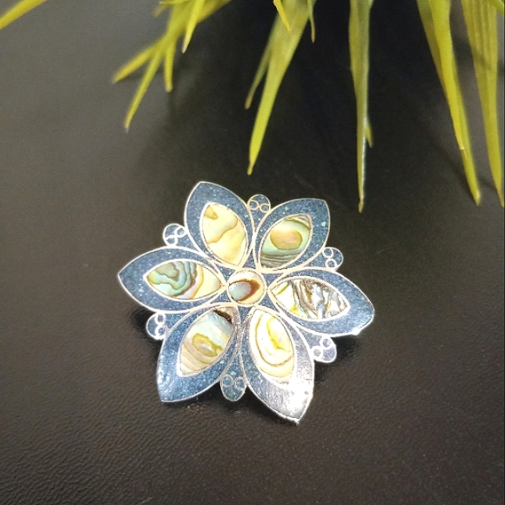 925 Mexico brooch/pendant - Picture 1 of 14